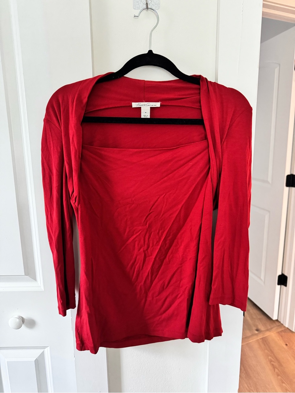 Kenneth Cole Vibrant Red Long Sleeve